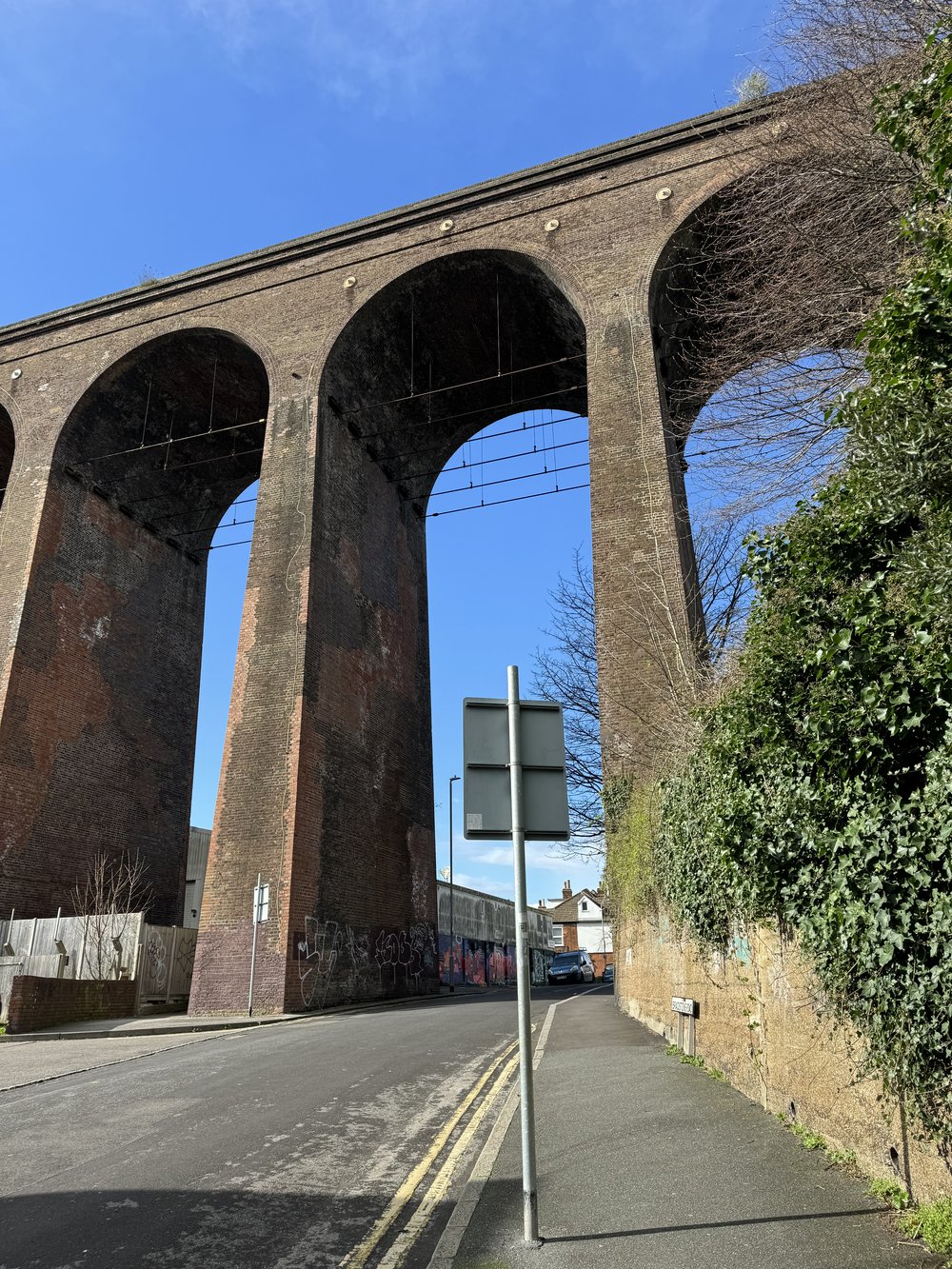 Giant railway arch