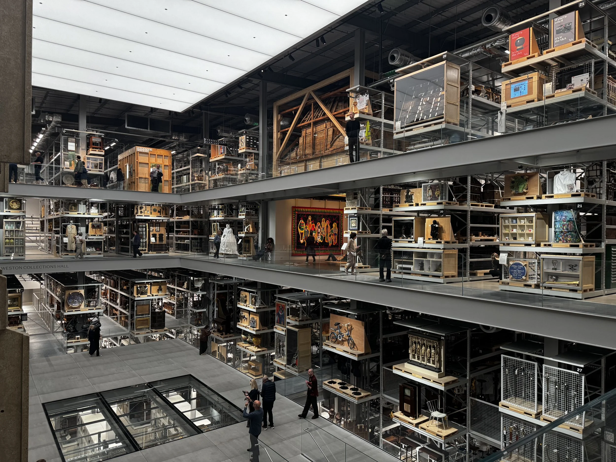  The main atrium of the storage facility. 