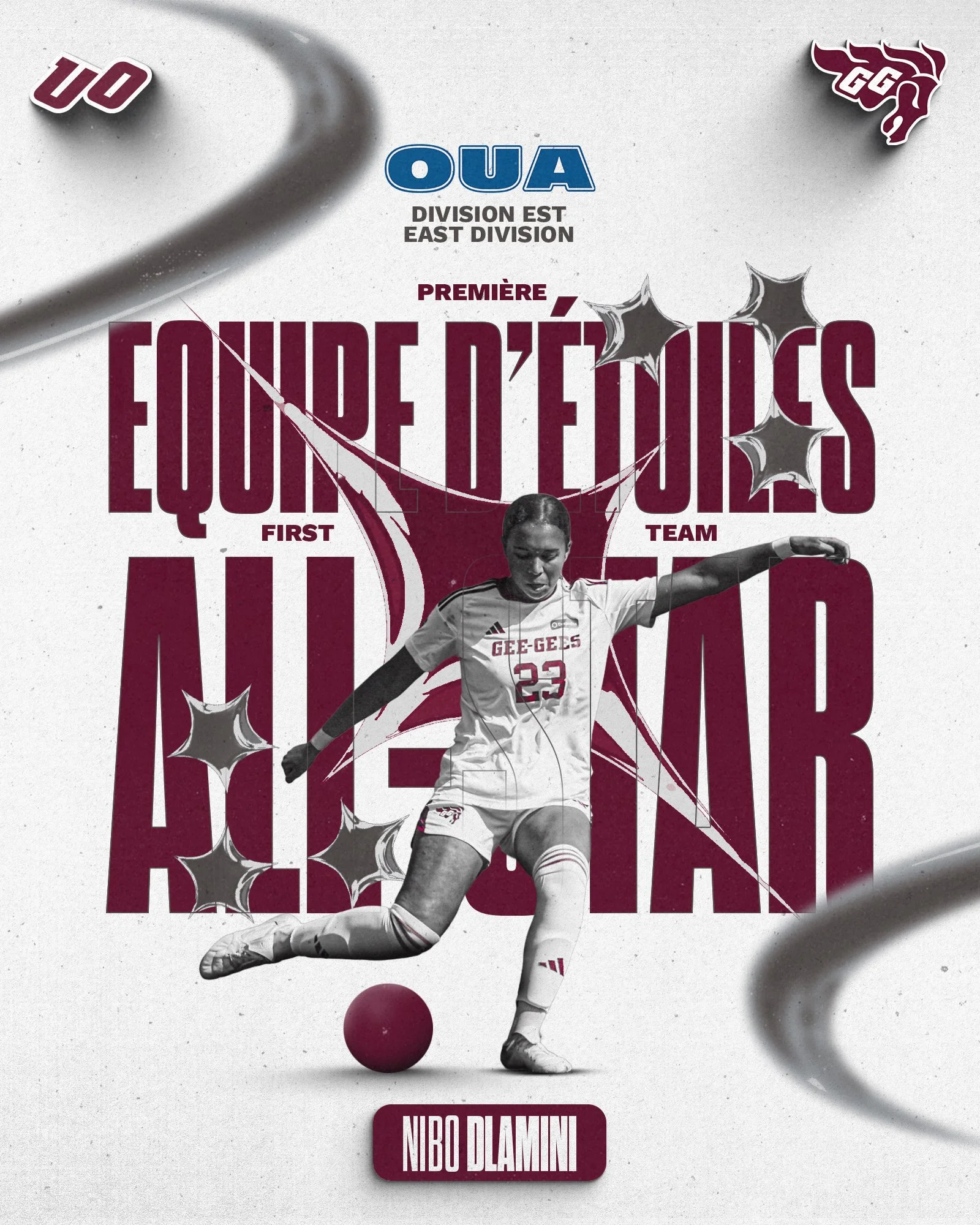 Nibo Dlamini OUA All-Star Graphic