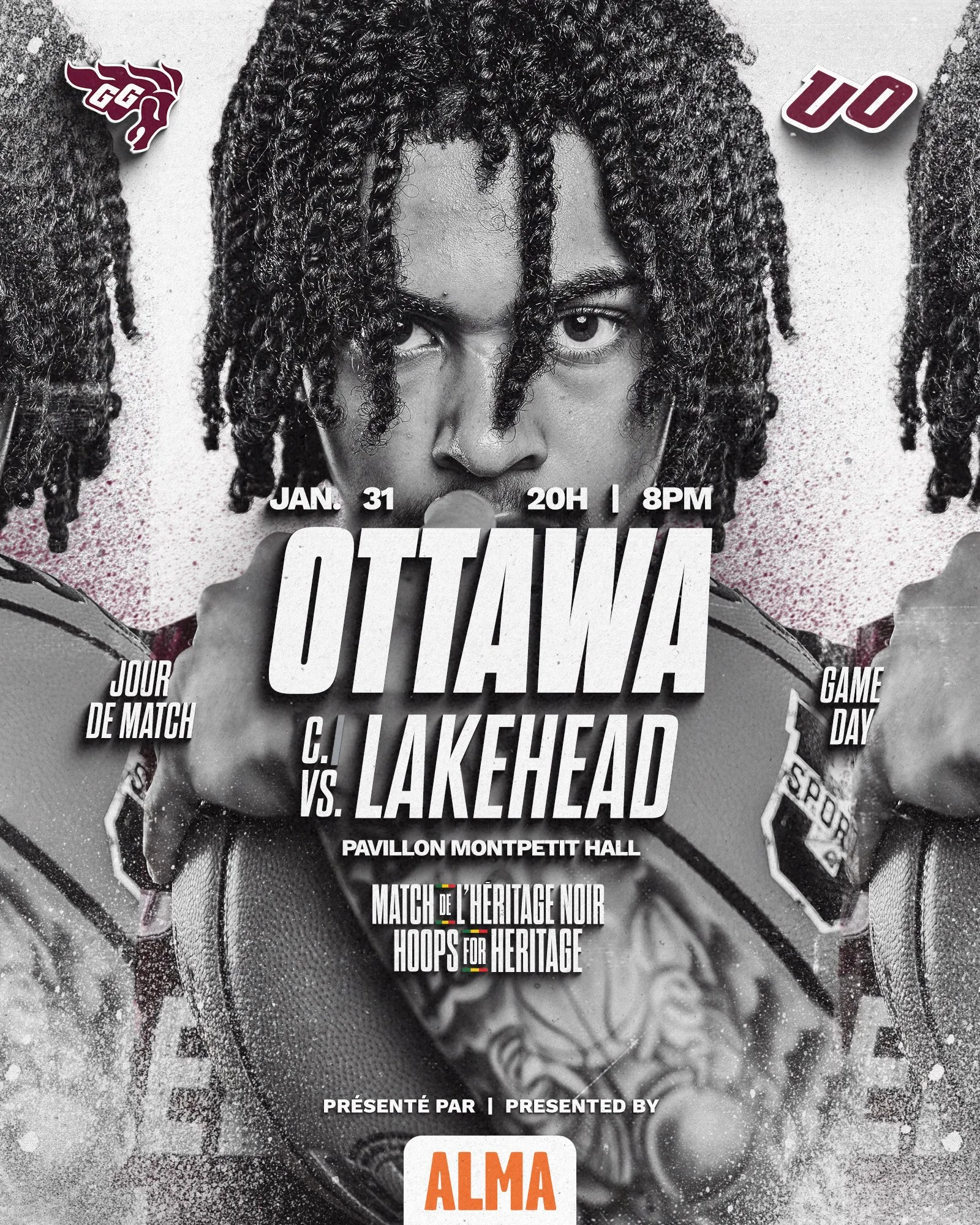 Men's Basketball Game Day Graphic