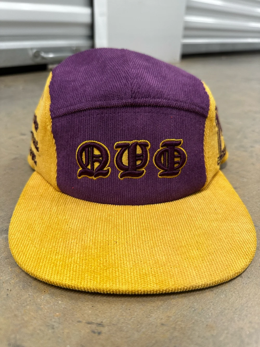 Omega Corduroy Camp Hat- Purple | HH Nalia
