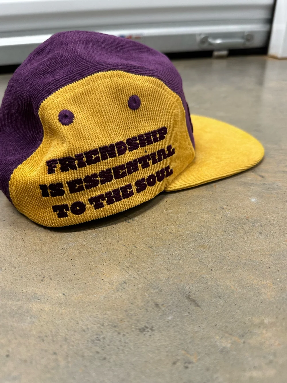 Omega Corduroy Camp Hat- Purple | HH Nalia