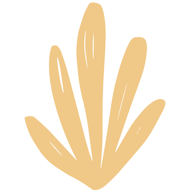 Arbit Counseling  Yellow Boho plant shape