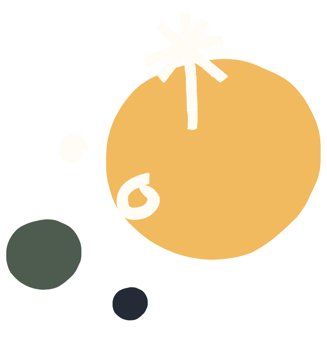 Multi colored circle Shapes