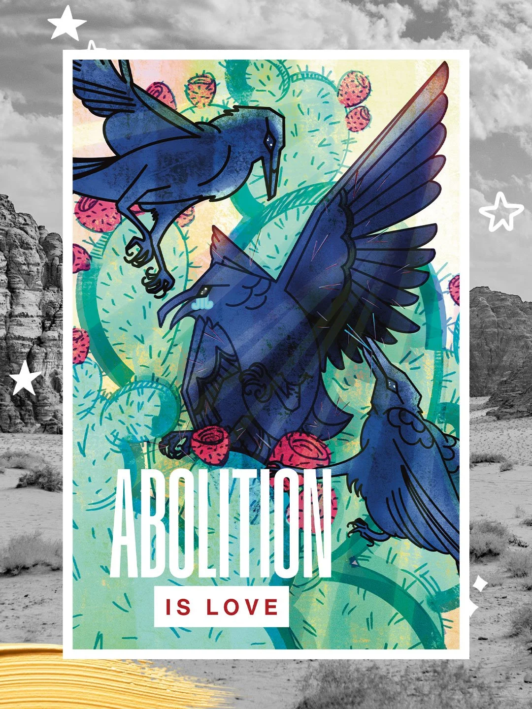 Abolition Is Love Art Print Benefitting #FreeBillieAllen Campaign