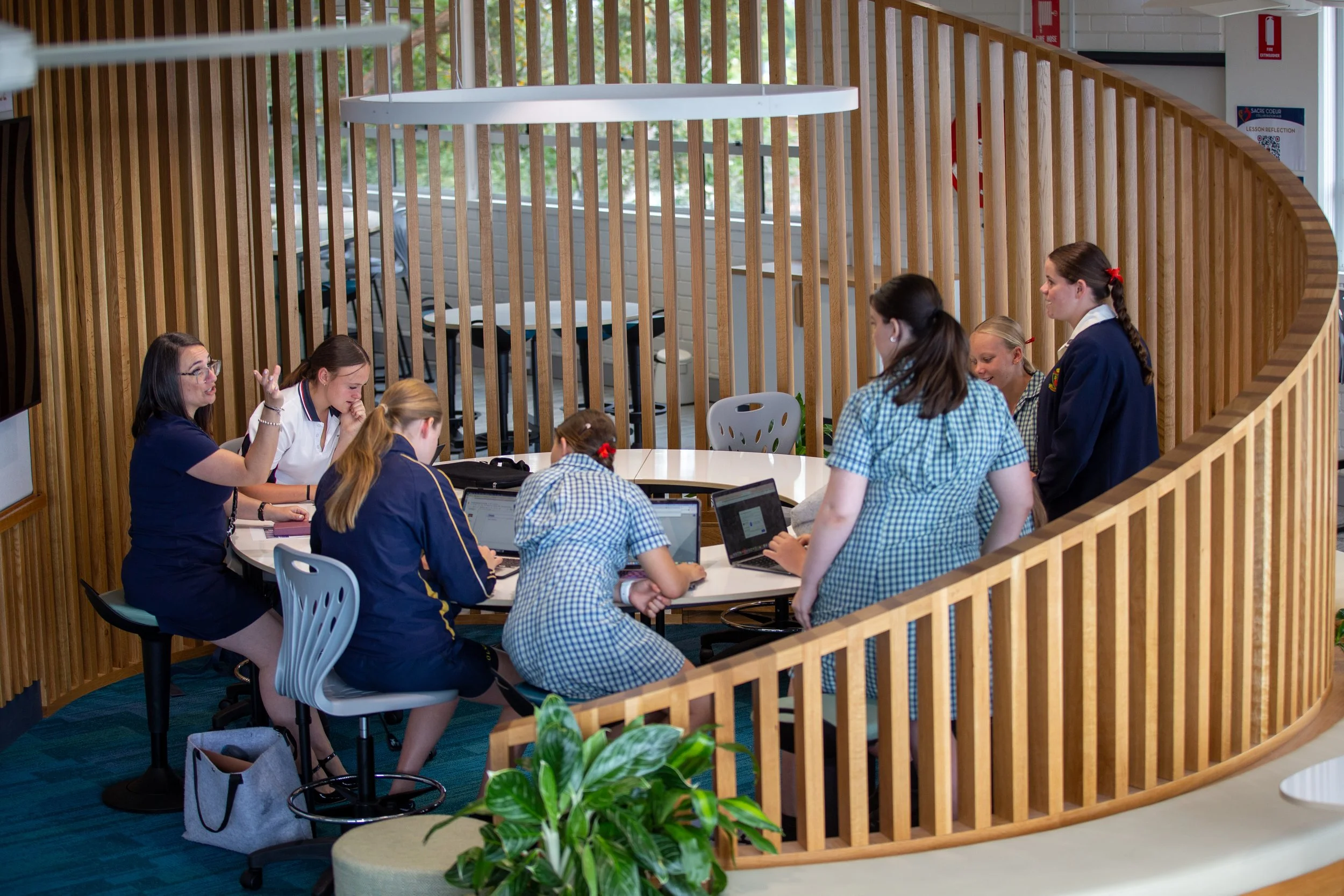 Our Lady of the Sacred Heart College, Kensington - Sacre Coure Collaboration Hub - Leaf Architecture