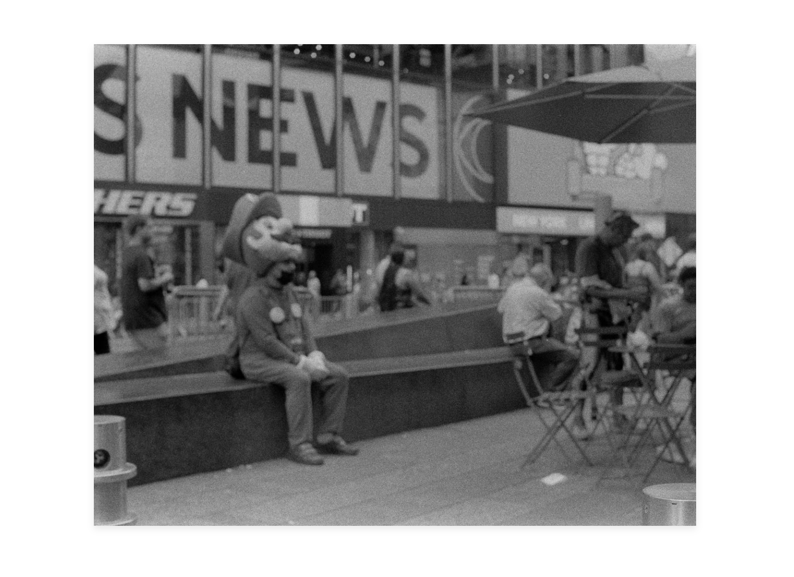 Times Square Sad Mario Print