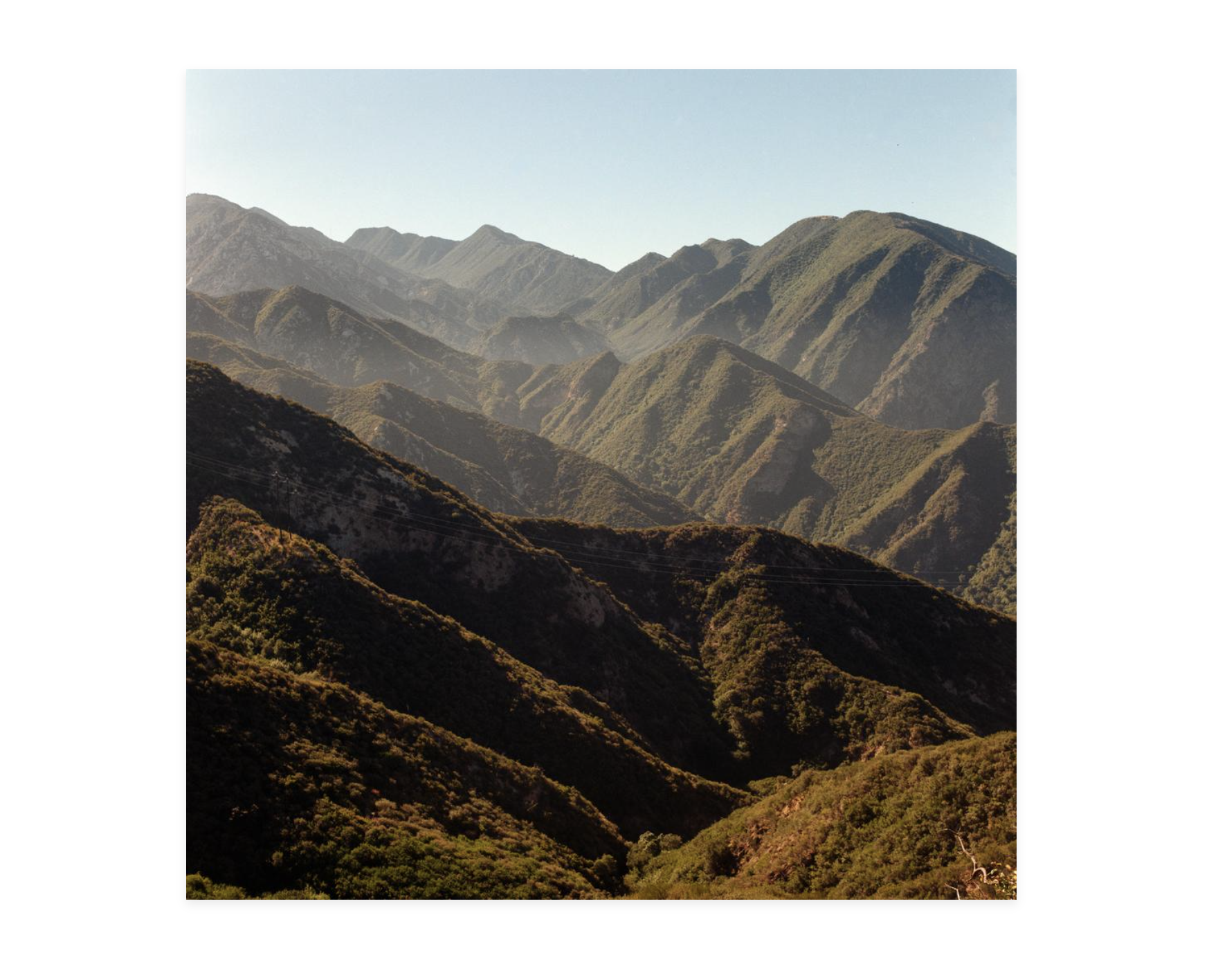 Angeles Crest Landscape Print