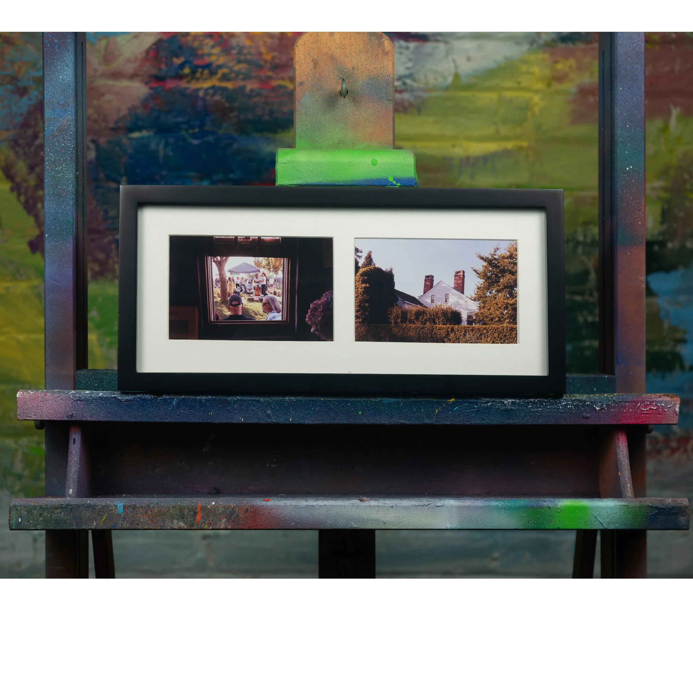 Sag Harbor Diptych Darkroom Print Framed