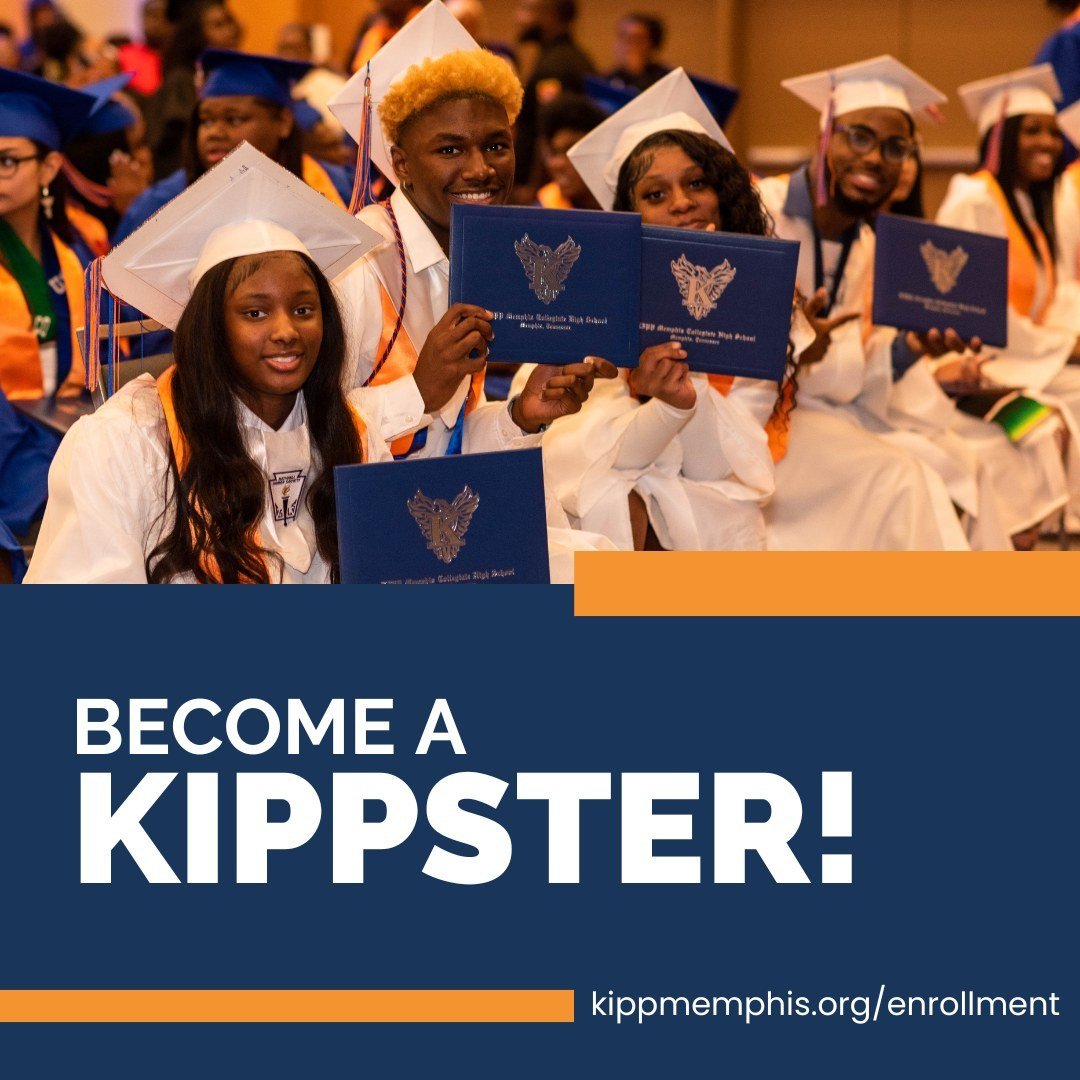 At KIPP Memphis, every child grows up free to create the future they want for themselves and their communities. Join the joyful journey to college, career and beyond by enrolling today! Link in bio.