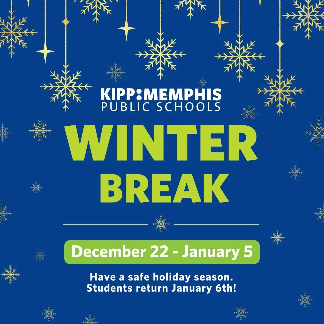 Winter Break begins! 
Schools and regional offices are closed. Wishing our families a safe and memorable holiday. We look forward to seeing our students return Tuesday, January 6.