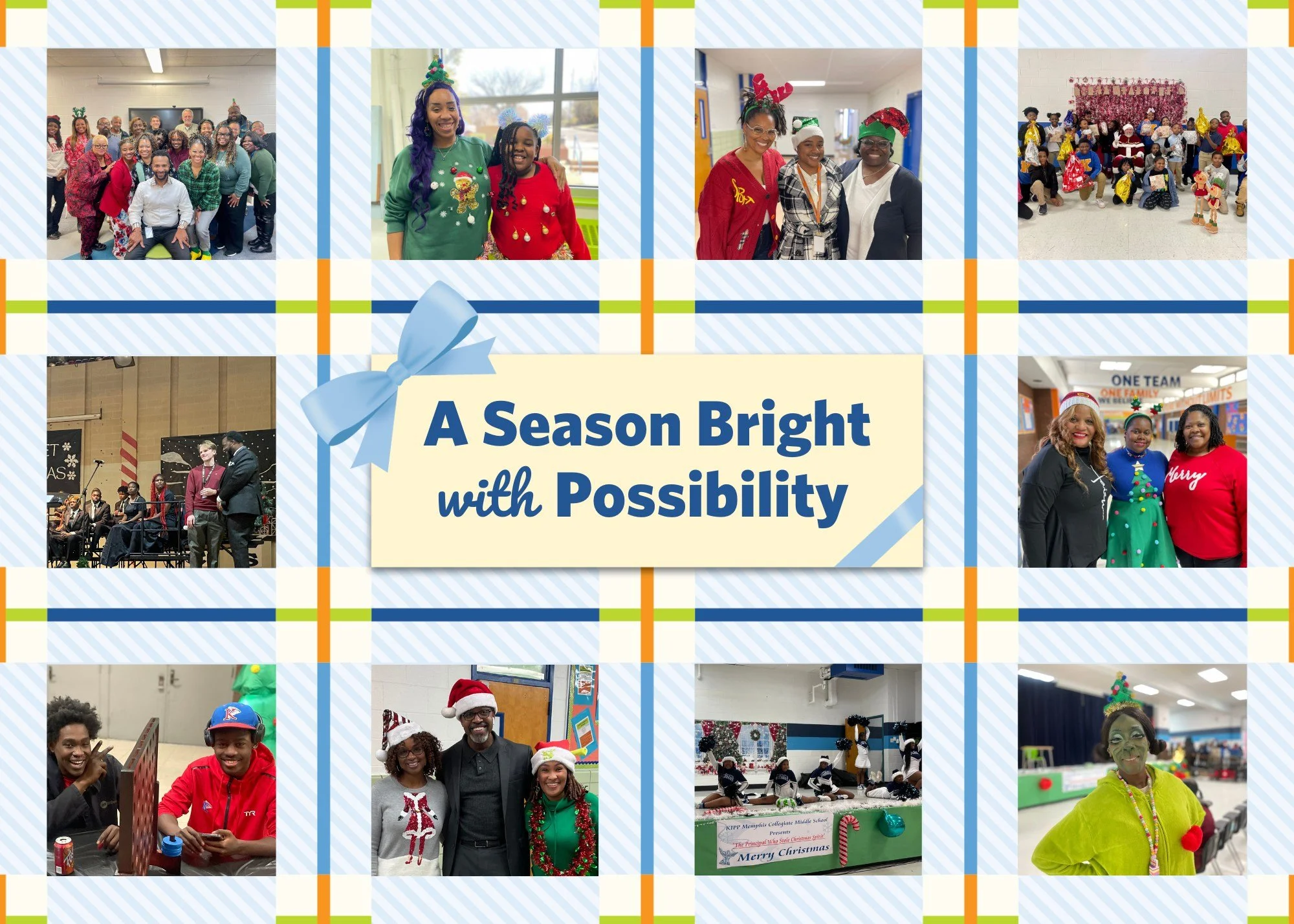 Our gift is YOU!
This holiday, we're especially thankful for our village - our families, our community, and everyone who stands alongside our scholars. Thank you for trusting us with your children and partnering with us every step of the way. Your su