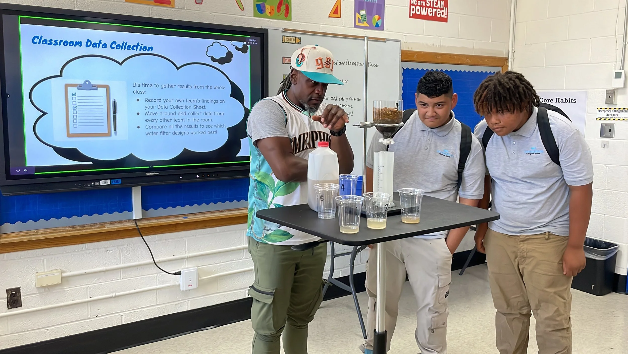 ‘So Fresh and So Clean’: Middle School Scholars Turn Science Into Competition and Discovery with Grizzlies-Backed Water Filtration Project