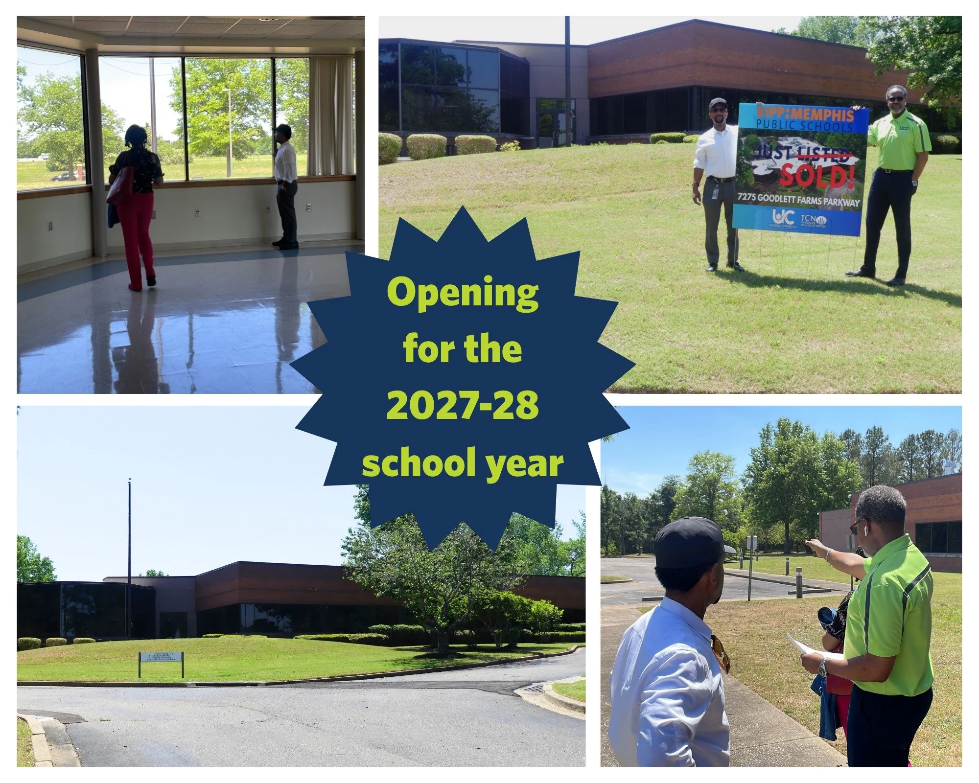 The Next Chapter Starts Here!

In the heart of Cordova, a new opportunity is taking shape.

KIPP Memphis has officially purchased a new school building on Goodlett Farms Parkway. It's the future home of a school designed to inspire our youngest learn