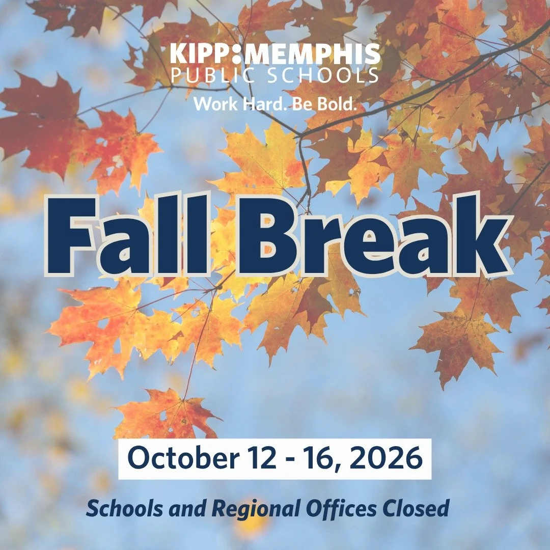 Fall Break is HERE, KIPP Fam!
We've worked hard, brought the joy, and made some great memories this first quarter! Now it's time to relax, recharge, and enjoy some well-deserved family time.
Have a safe and wonderful Fall Break, KIPPsters! We'll see 