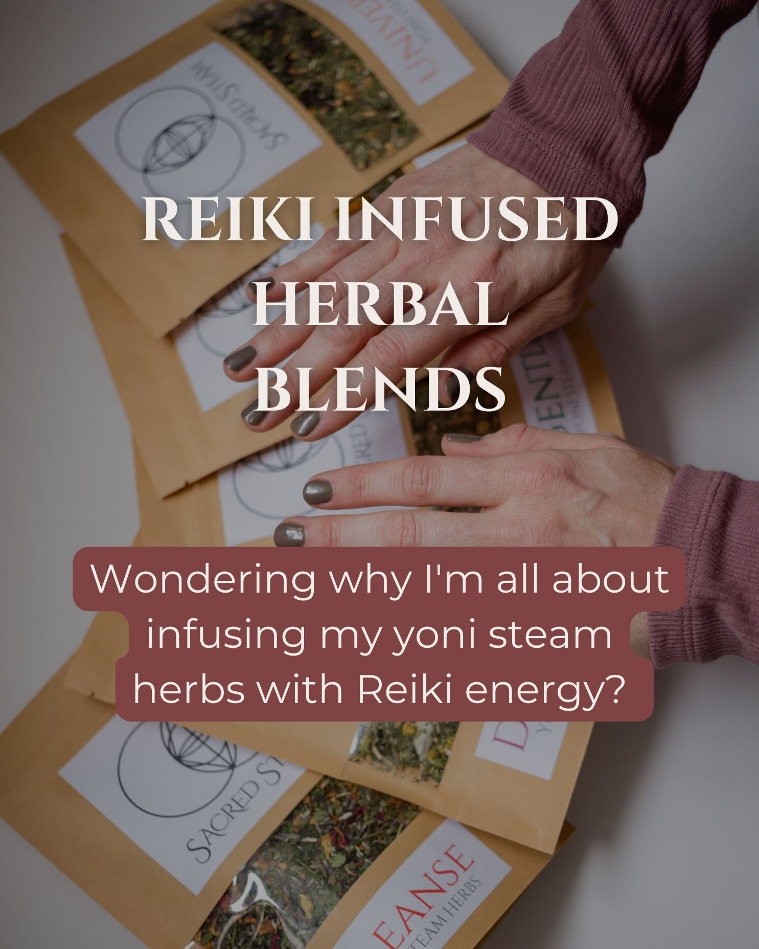 Let me break it down for you...

See, these herbs aren't just about the physical; they're about tapping into the energetic side of things. When I sprinkle in some Reiki, it's like giving those herbs a little energetic boost. We're talking good vibes 