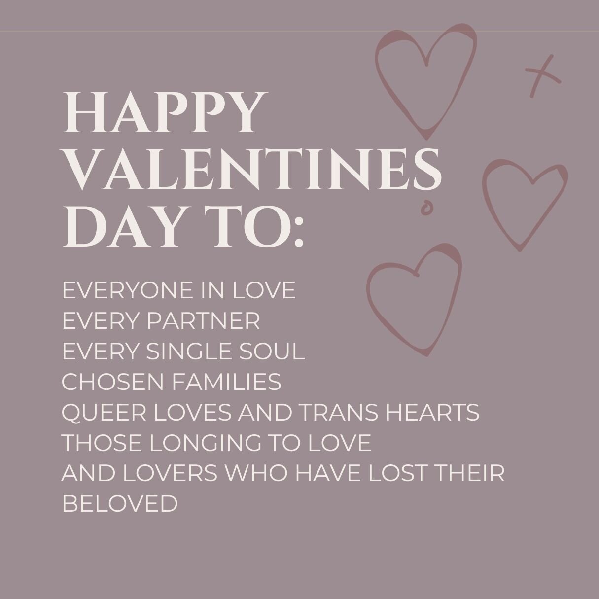 Just wanted to send a little love to everyone in our awesome community. Whether you're coupled up, flying solo and loving it, or part of a chosen crew that feels like family &ndash; this day is for you. Love here knows no labels, no restrictions, jus