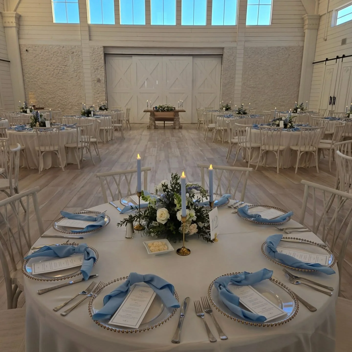 The Nest at Ruth Farms is the site for tonight's wedding and celebration for Emma &amp; Graham.  These two started dating in high school and have long waited for this exciting day.