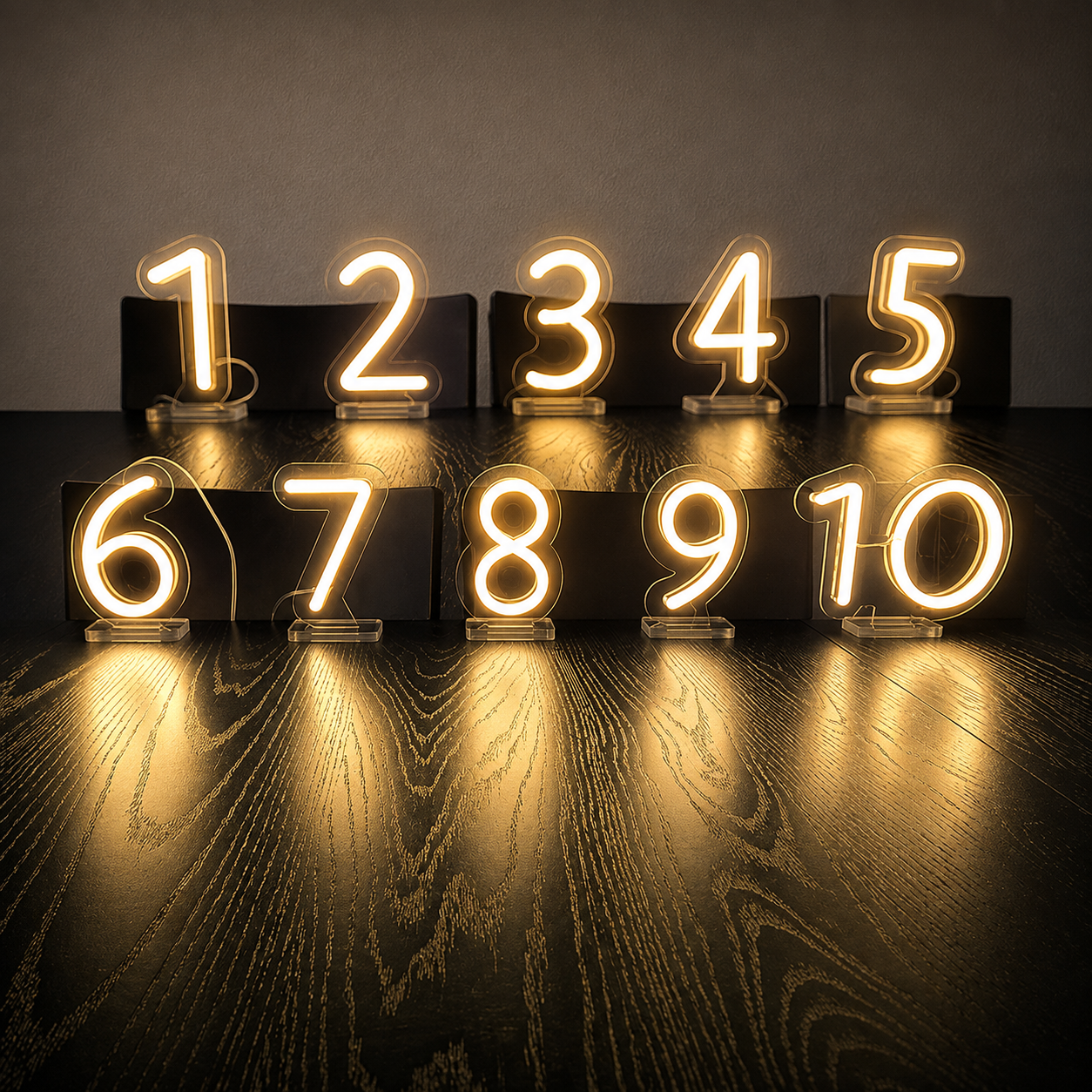 Lighted Table Numbers
