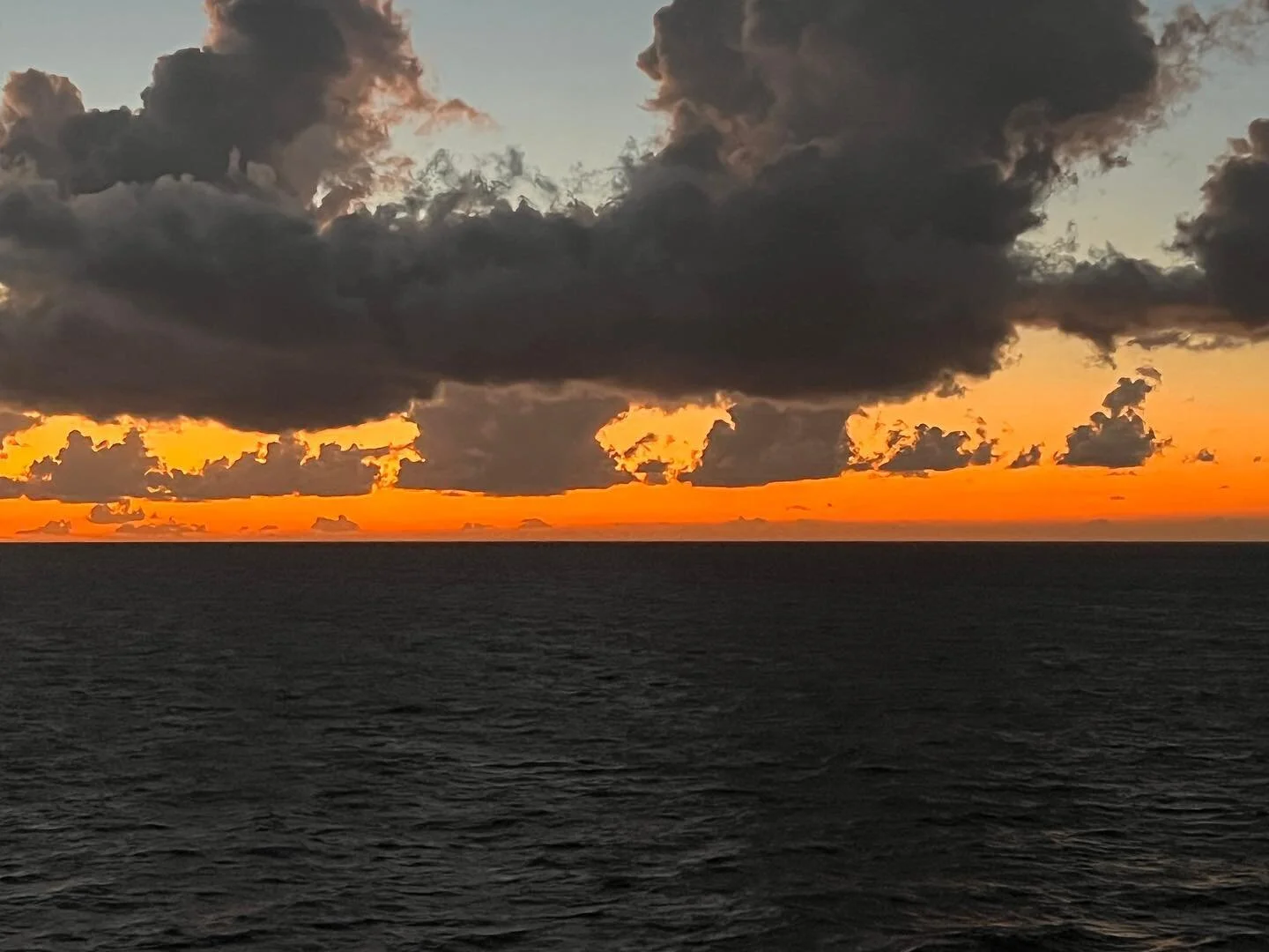 Love a sunset at sea. #regalprincess #pewalktheworld