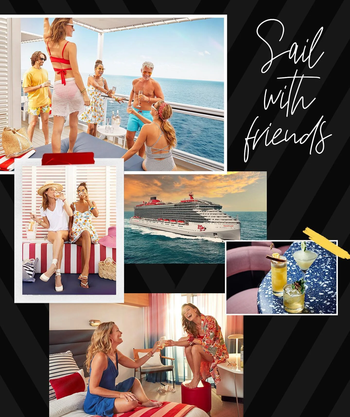 Sailing Child free is Luxury. Contact me to get 60% off your guest and up to $600 in drinks with Virgin Voyages.
