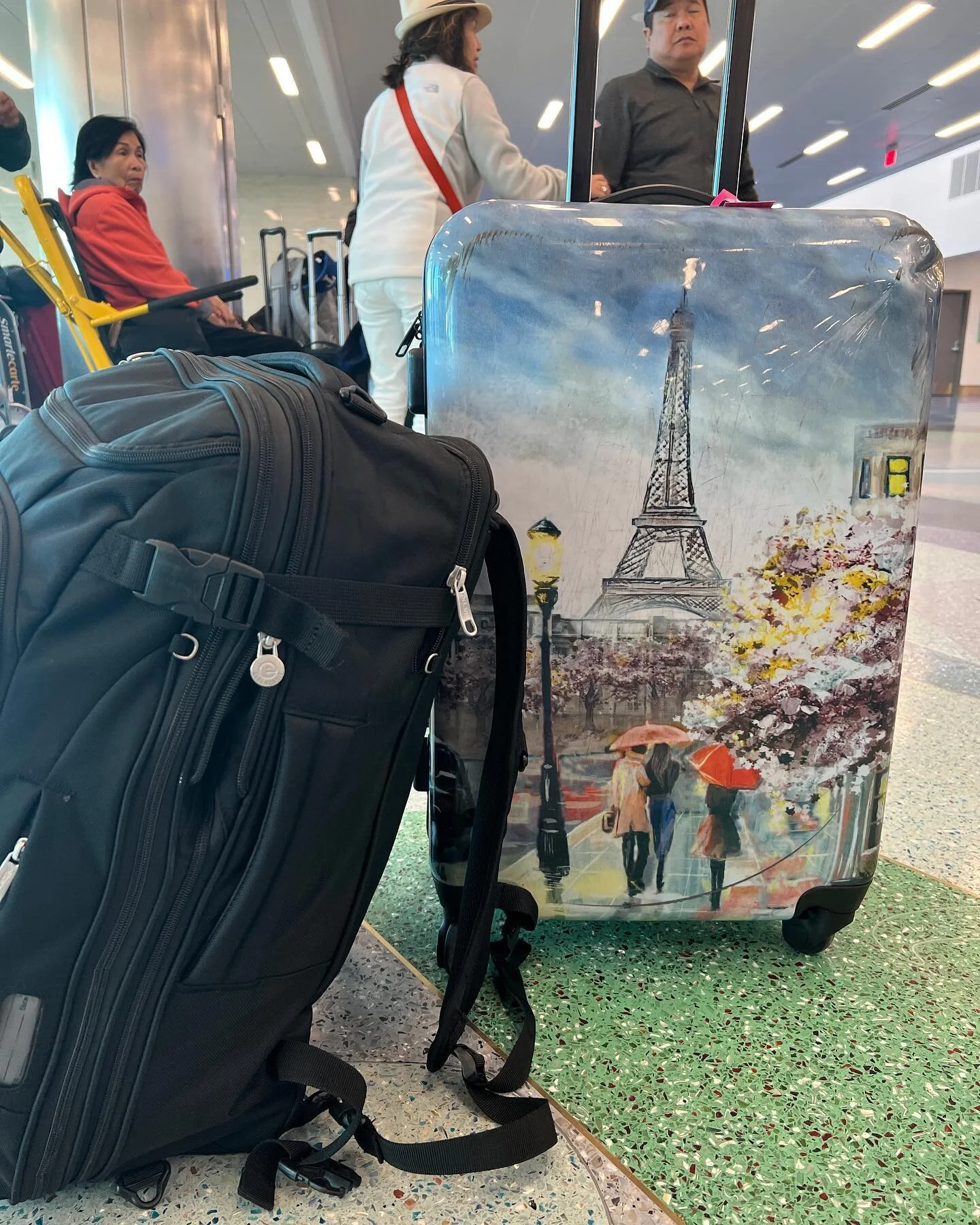 Travel day blues: Having to get off a ship and return home sucks. But being at the airport so early that you can&rsquo;t even check your bag yet is no fun. Especially when you have nothing else to do but wait. ##pewalktheworld