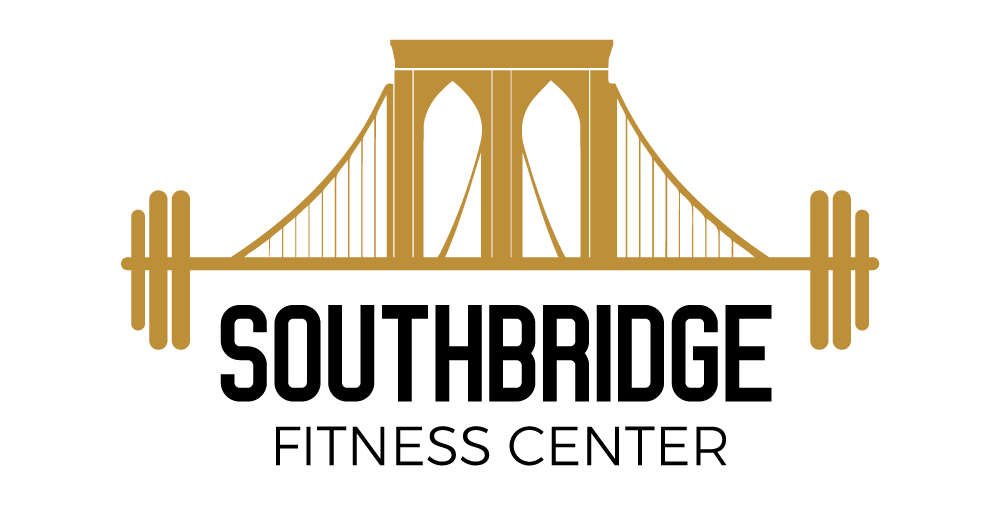 Gold-colored illustration of the Brooklyn Bridge with the words "Brooklyn Bridge" below it.