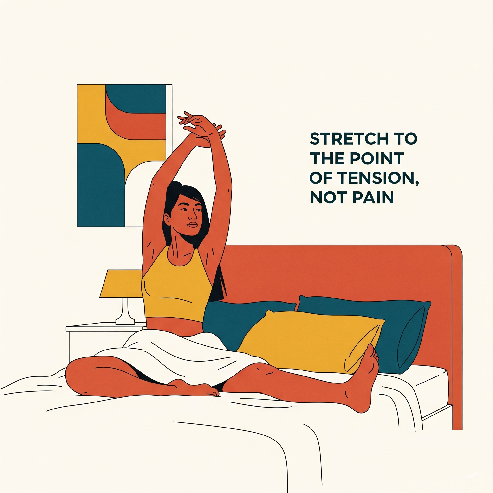 Stretch to the Point of Tension, Not Pain.
BAFF honors the difference between tension and strain.