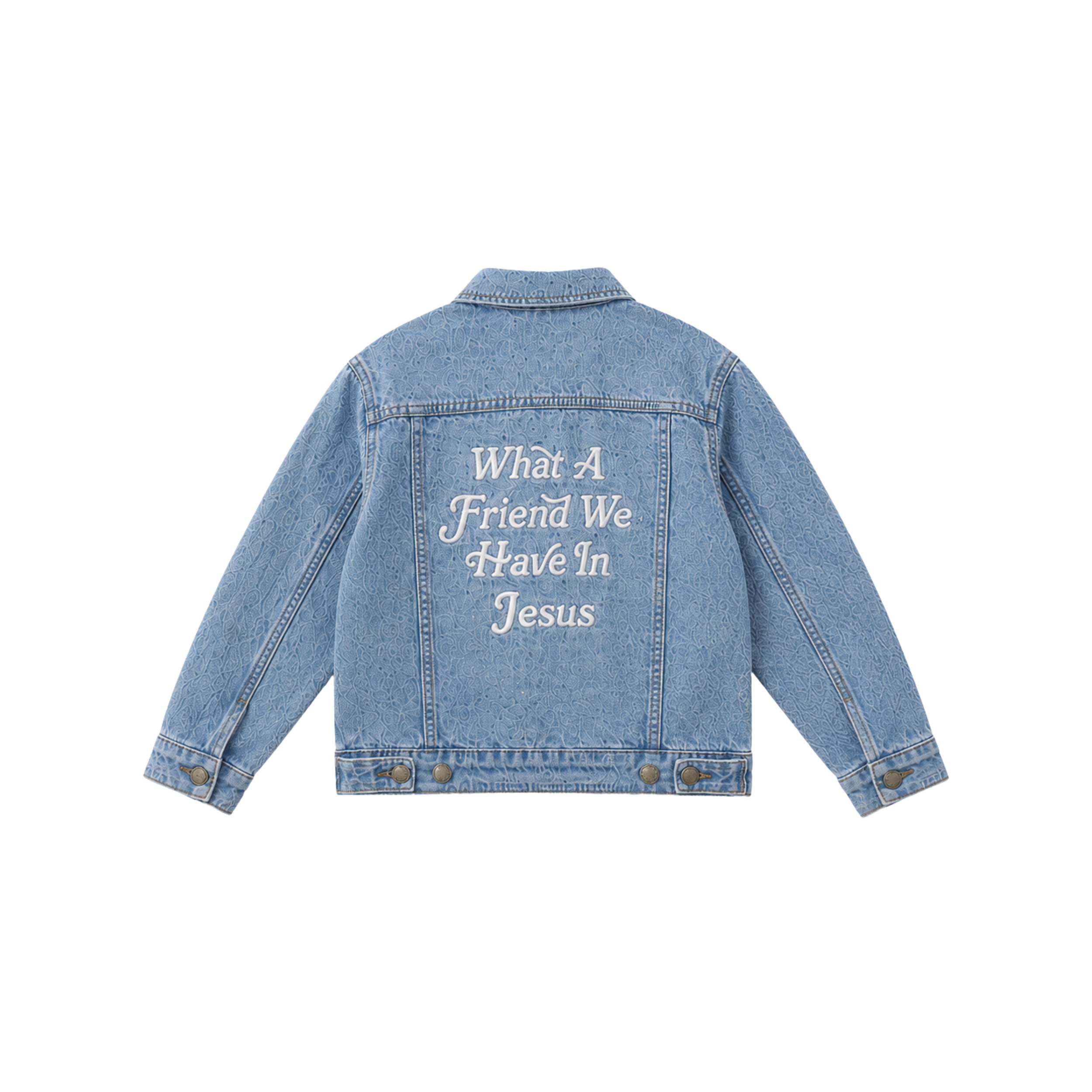 What a Friend We have in Jesus Denim Jacket | Kids