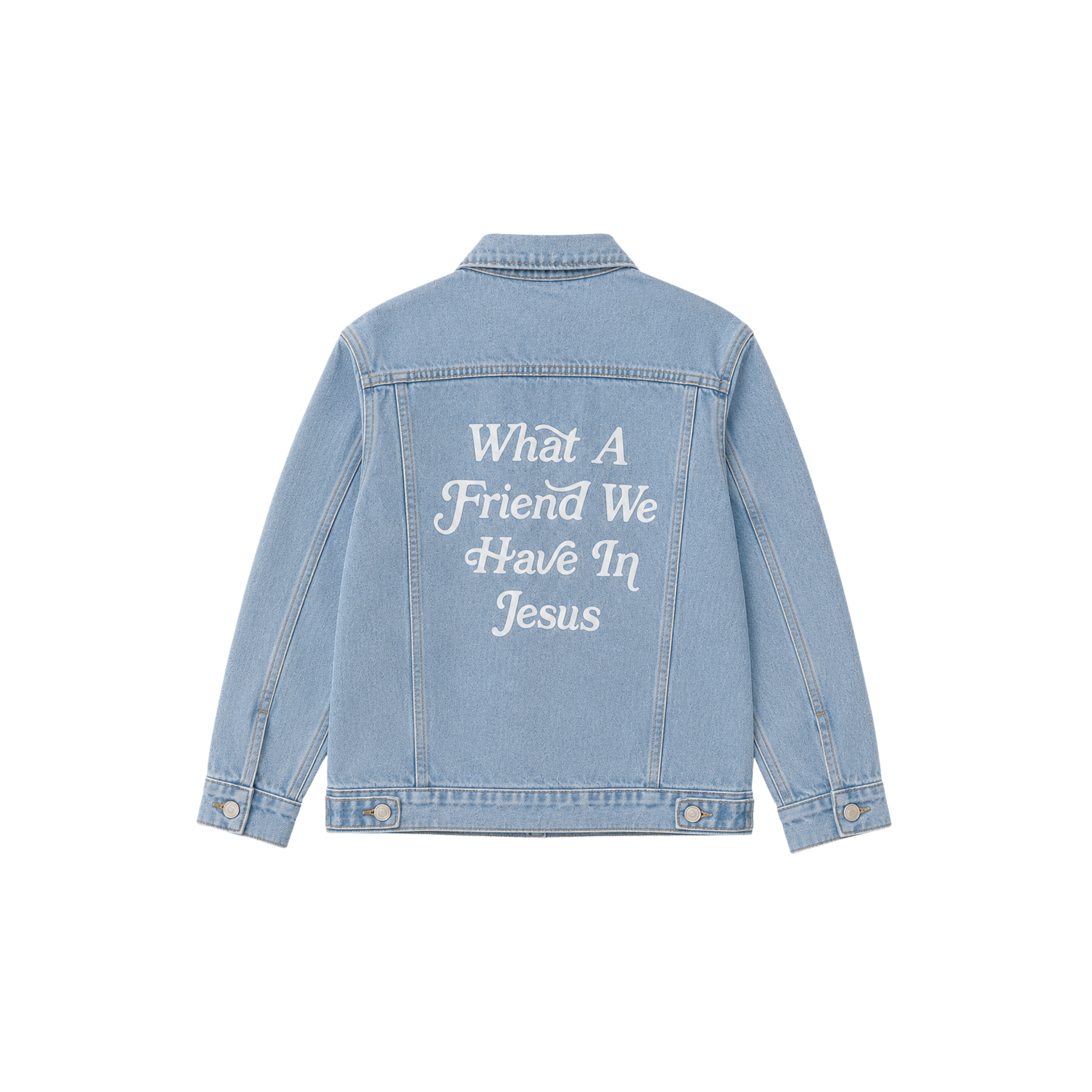 What a Friend We have in Jesus Denim Jacket | Adult