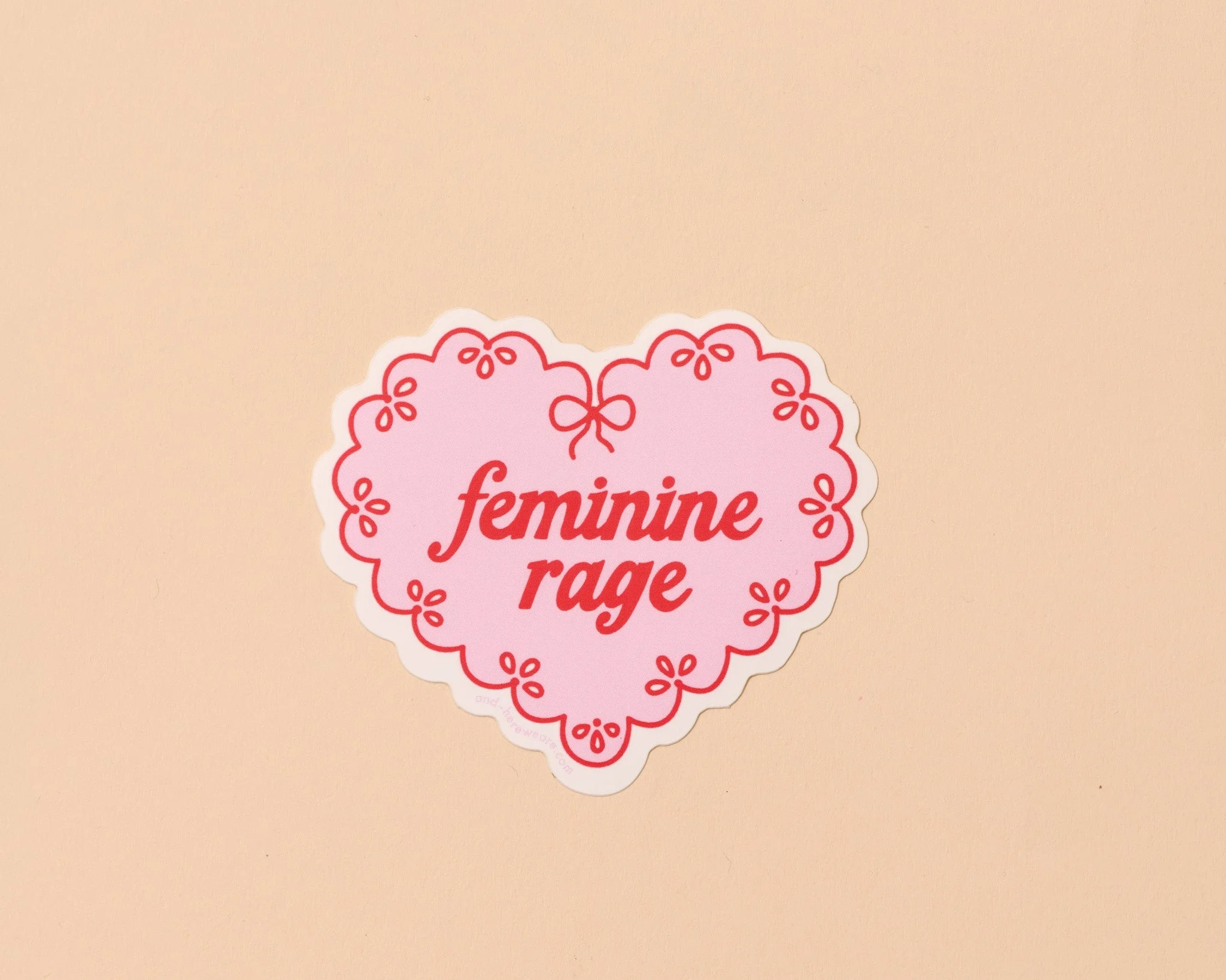 Feminine Rage Sticker
