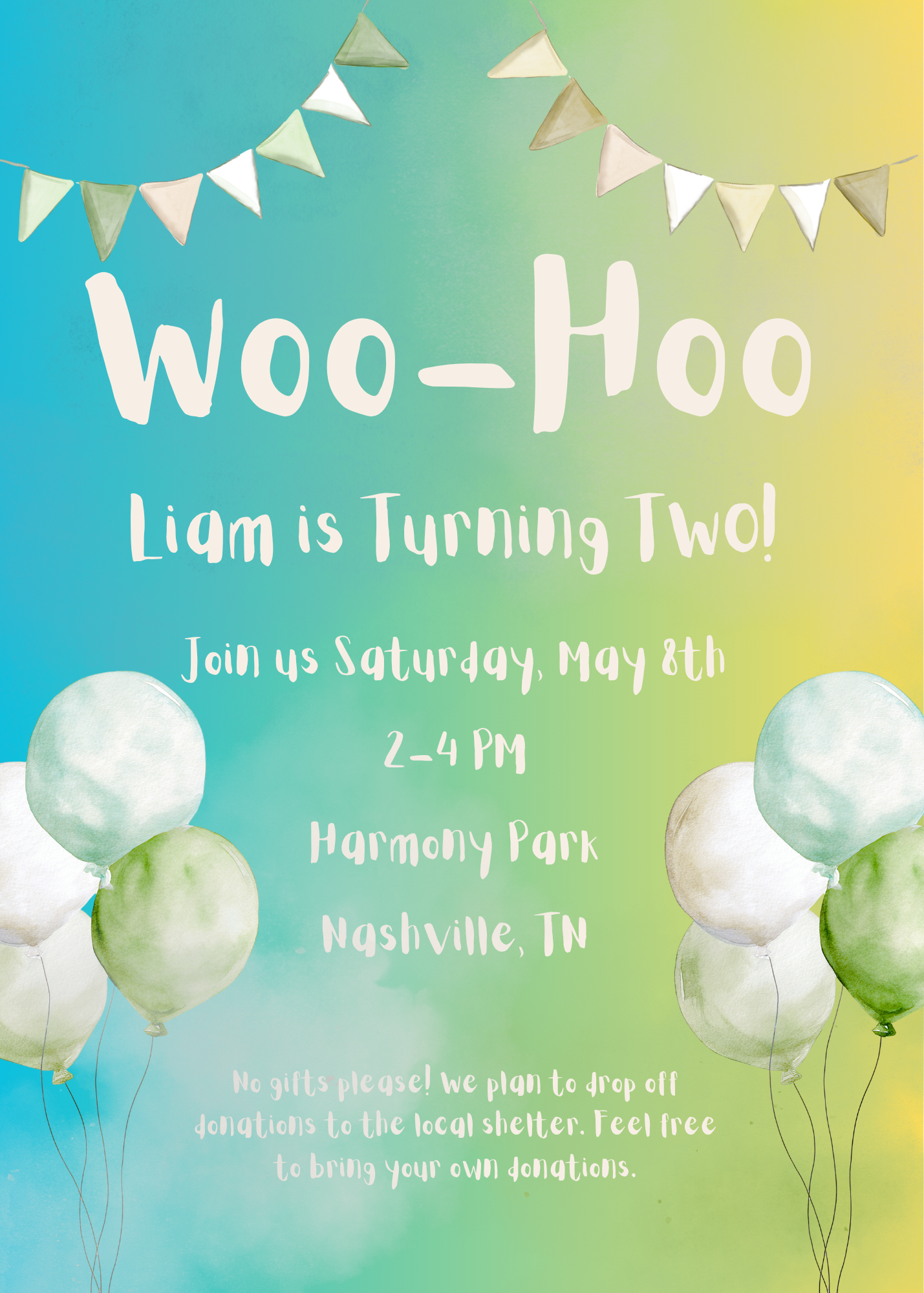 Gradient Party Invite