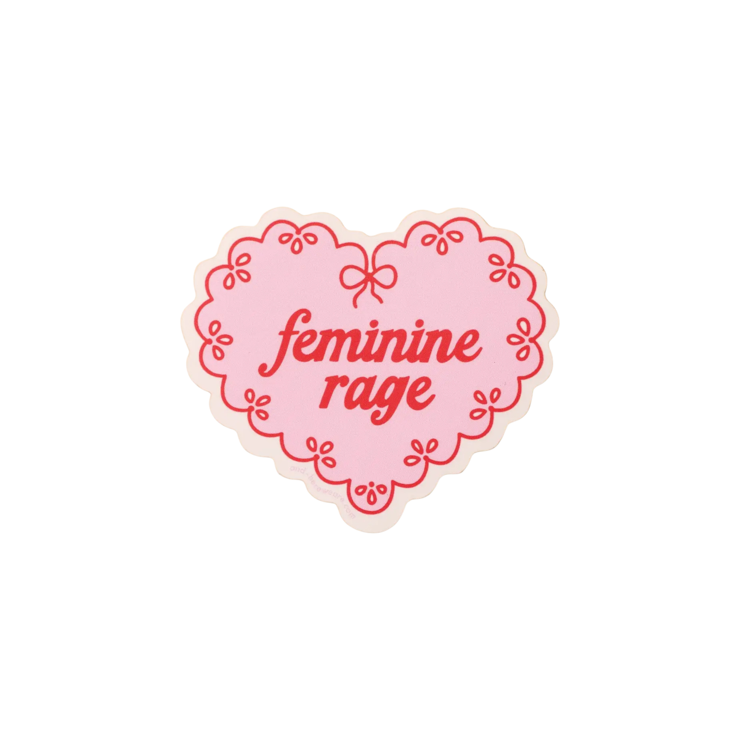 Feminine Rage Sticker