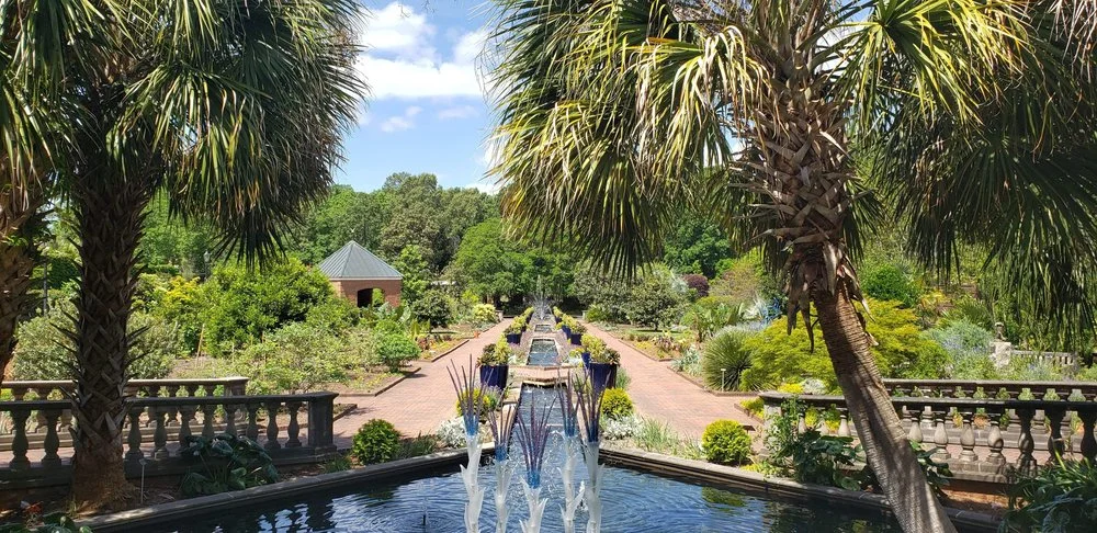 Riverbank Zoo's famous Botanical Gardens.