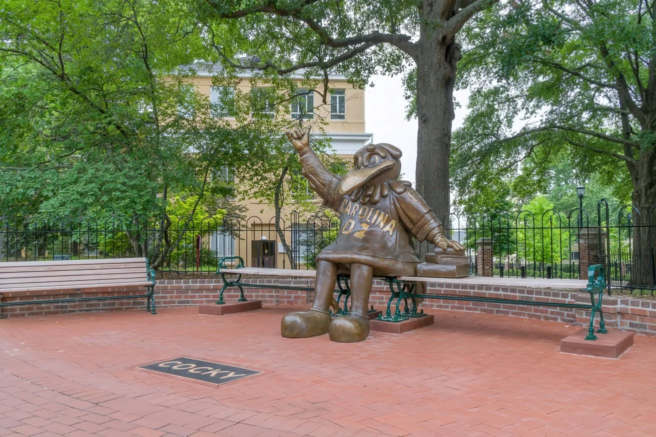 The South Carolina State House In Columbia, SC, featuring a statue of Strom Thurmond