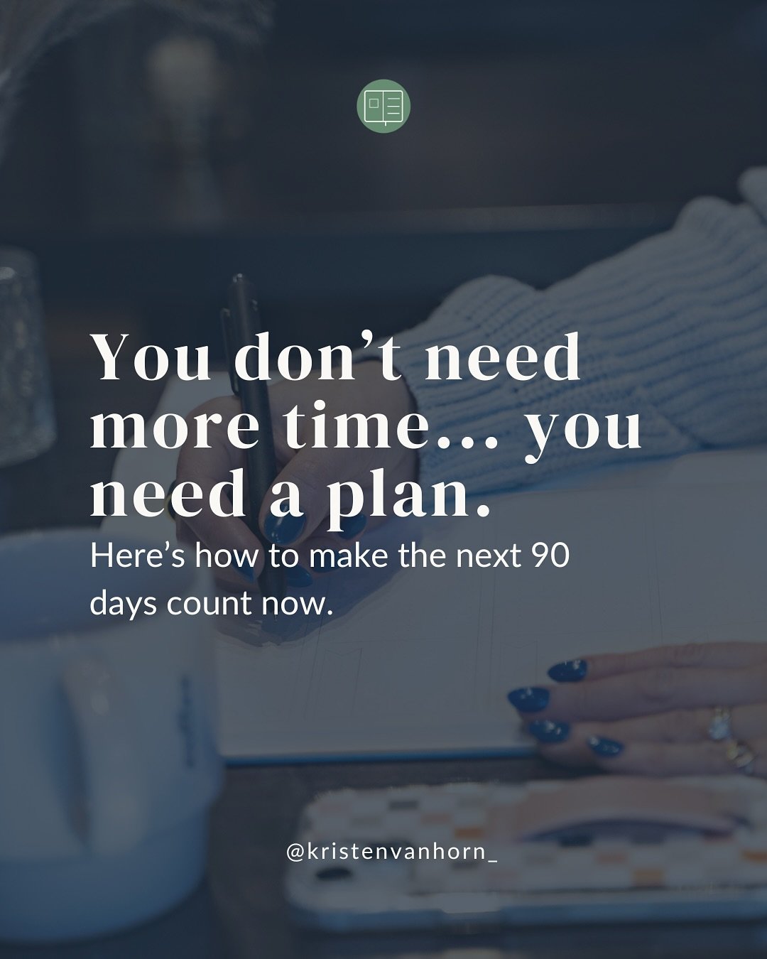 this is your sign to get a real plan in place so you can achieve your Q3 goals ⤵️

bc here&rsquo;s the truth...

your time is too valuable to keep getting distracted by busywork.

you don&rsquo;t need another productivity hack.

you need a clear, doa
