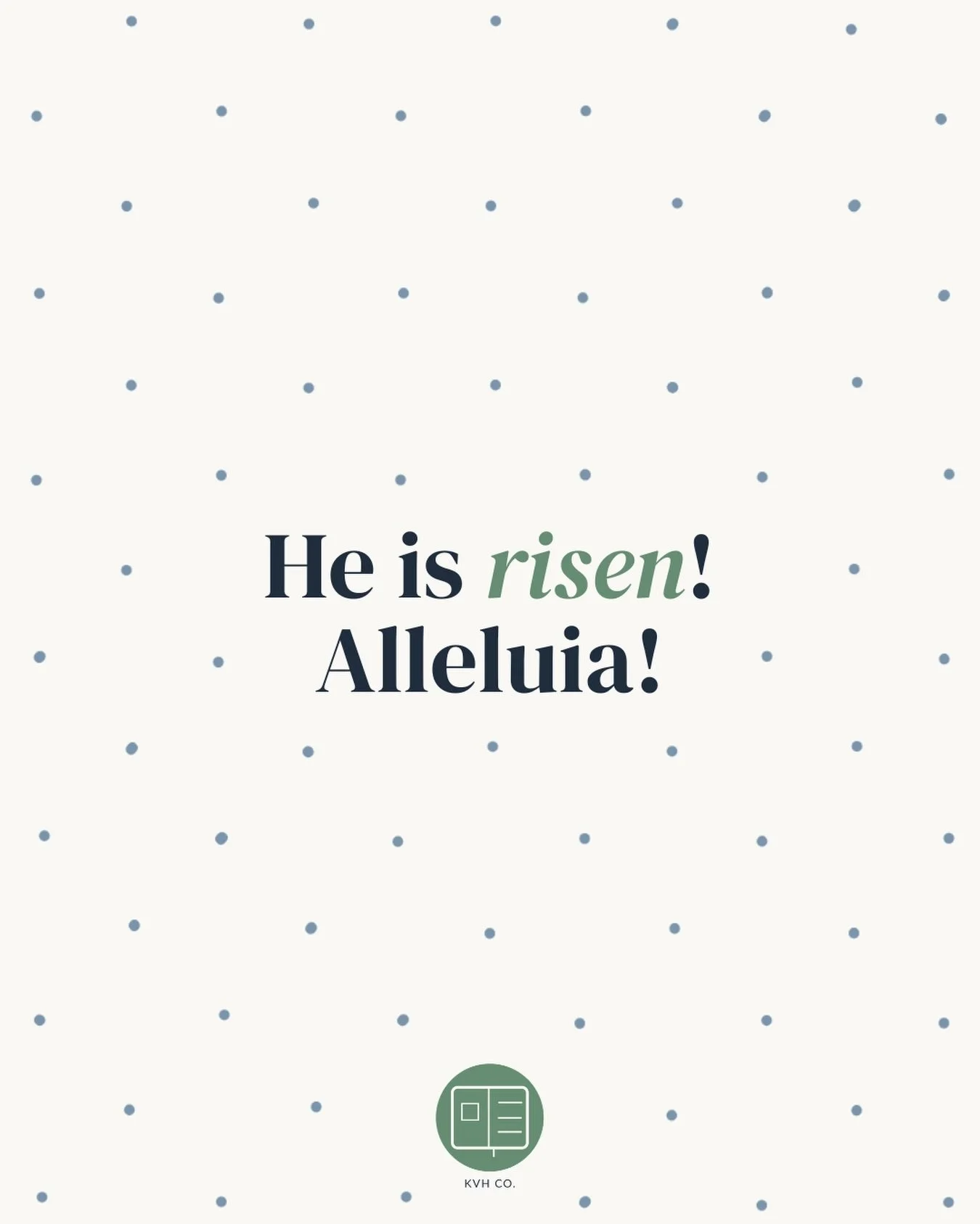 Happy Easter from KVH Co. ✝️