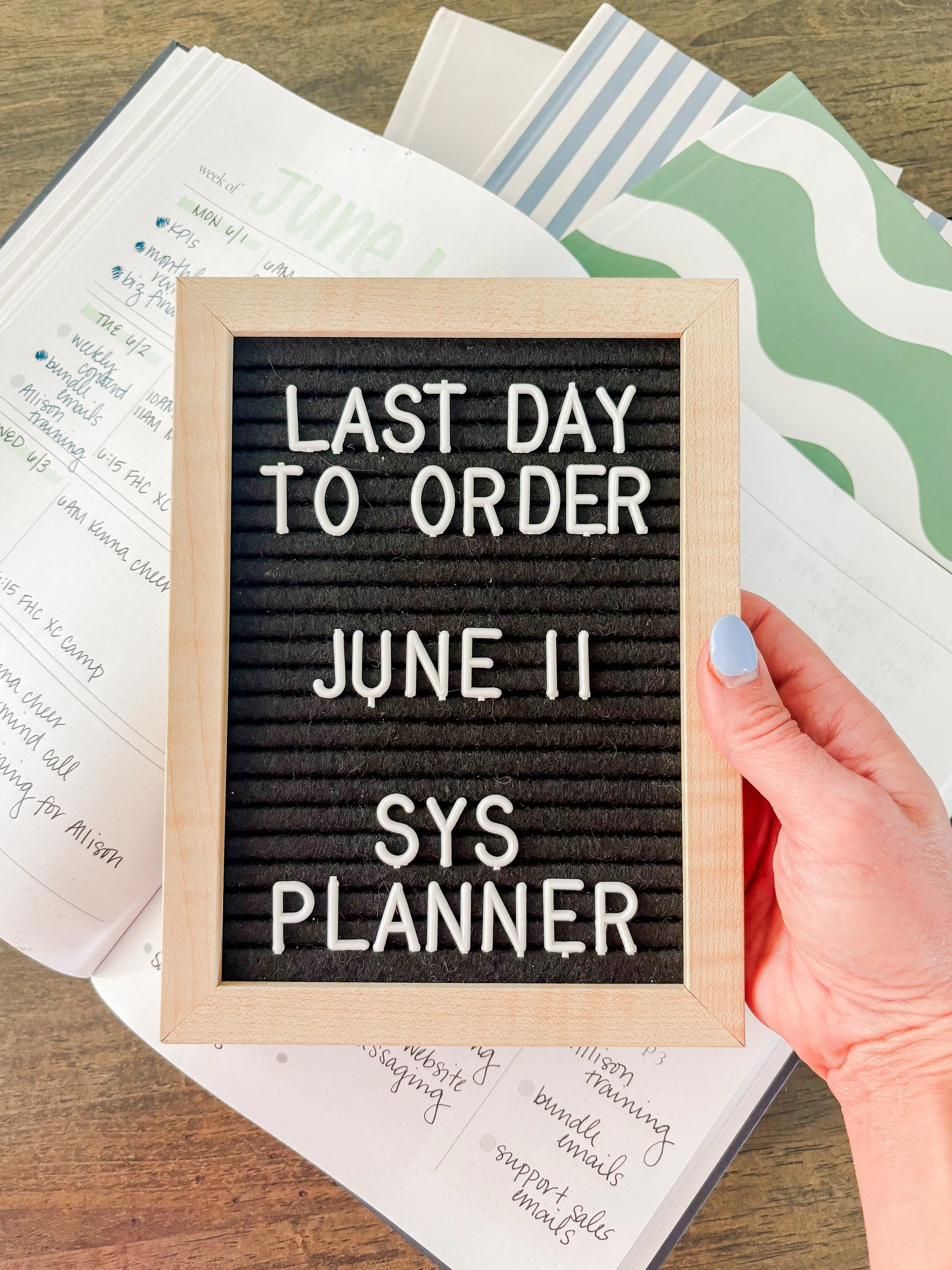 I take 2 fully unplugged weeks a year.
and one of them starts next week.

(bc rest is PRODUCTIVE + I refuse to be the coach who preaches it but doesn't practice it 😘)

so if you've been on the fence about the SYS Planner for Q3...

Thurs, June 11 at