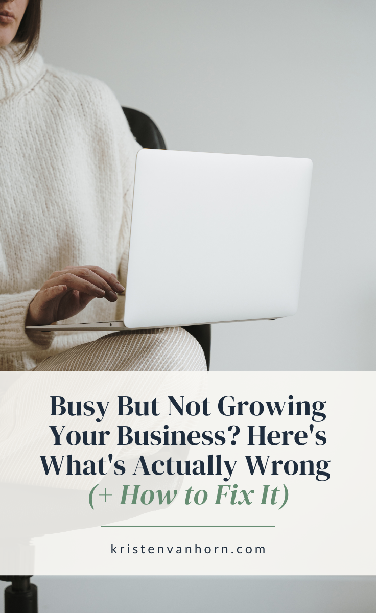 busy woman working at computer