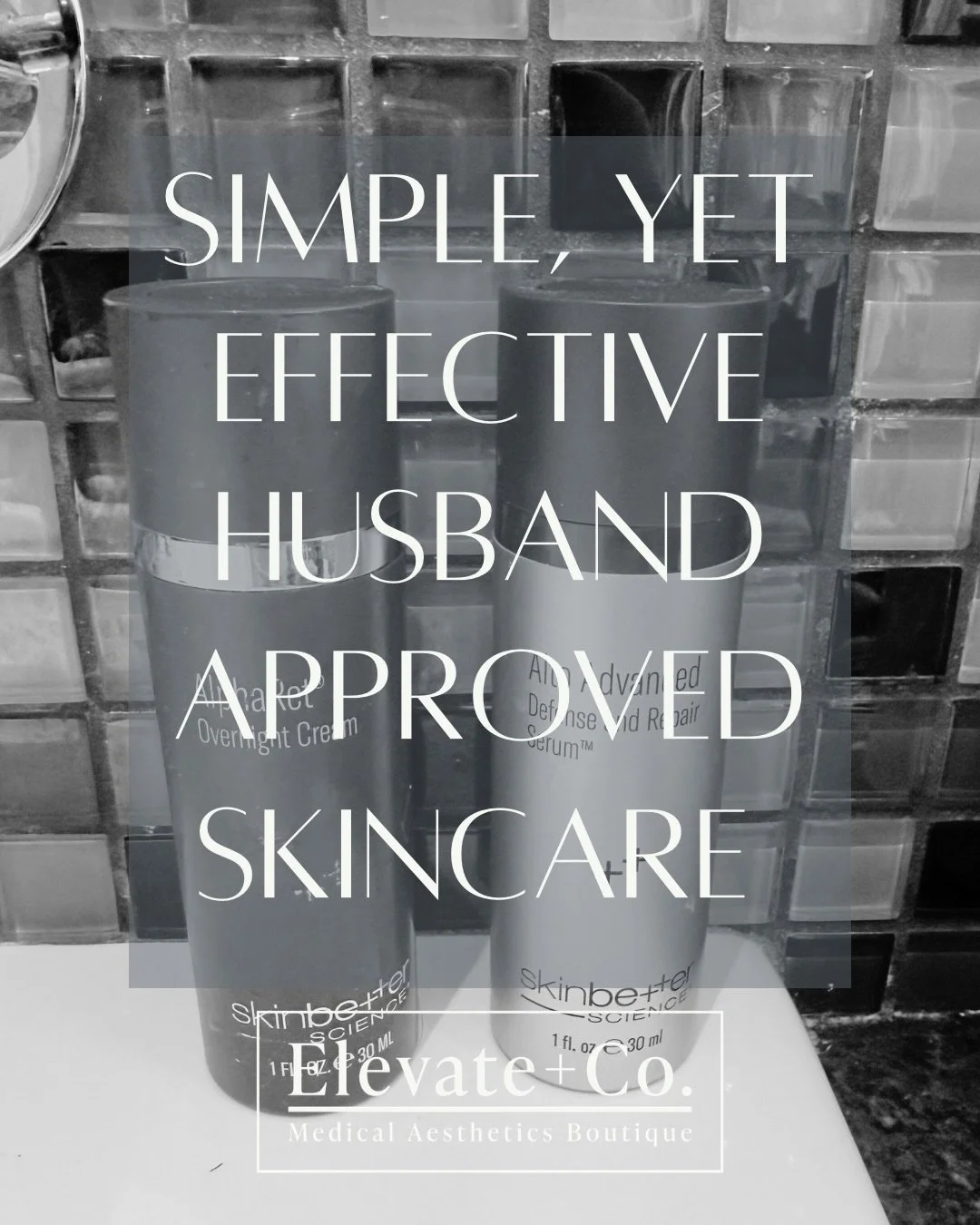 The man in your life needs good skincare too! We always want to make it simple and effective. 

Click our Linktree and easily buy in our SkinBetter store front. 🏪

Recommendations: 
💚AlphaRet Overnight
💚Alto Advanced Defense and Repair 
&bull;&bul