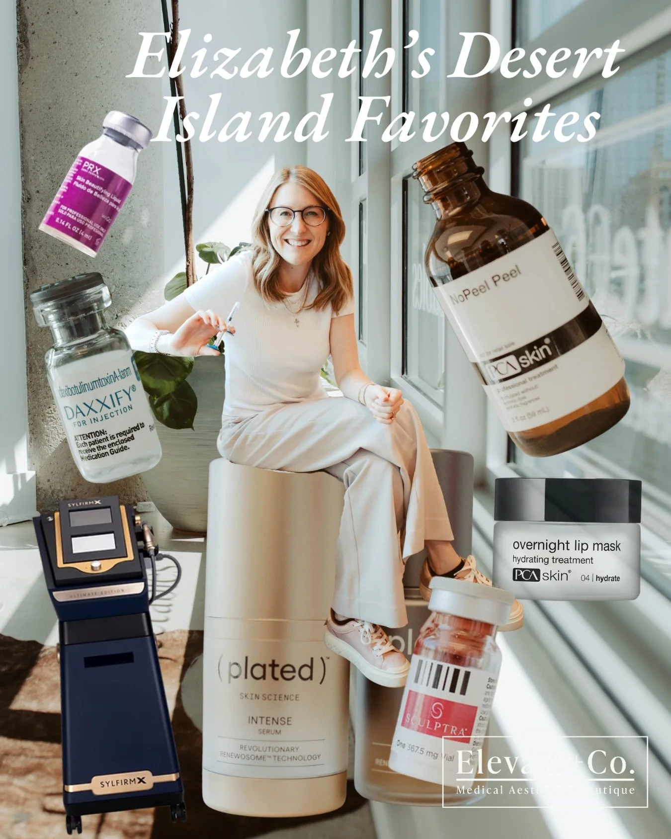 &hearts;️&hearts;️&hearts;️Monday Must Haves&hearts;️&hearts;️&hearts;️

Just a few things Elizabeth can&rsquo;t live without in her skincare routine. 

@platedskinscience - Intense every day 
@daxxify - 120 units every 5 months
@sylfirmx.usa - 3x a 