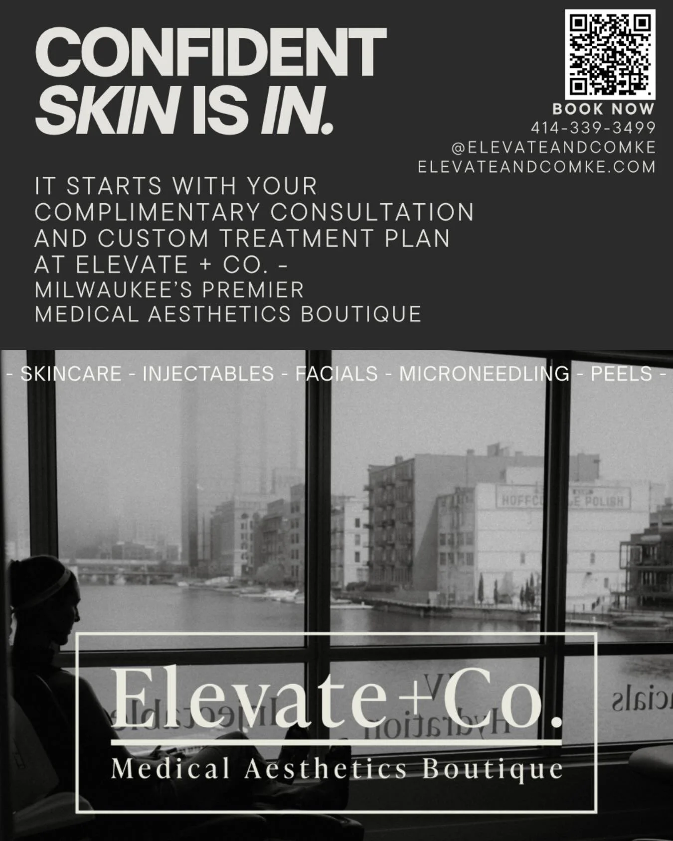 ✨ Your journey to confident skin starts here ✨

At Elevate + Co., every transformation begins with a complimentary consultation&mdash;because your skin deserves a personalized, expert approach.

We take the time to understand your goals, assess your 