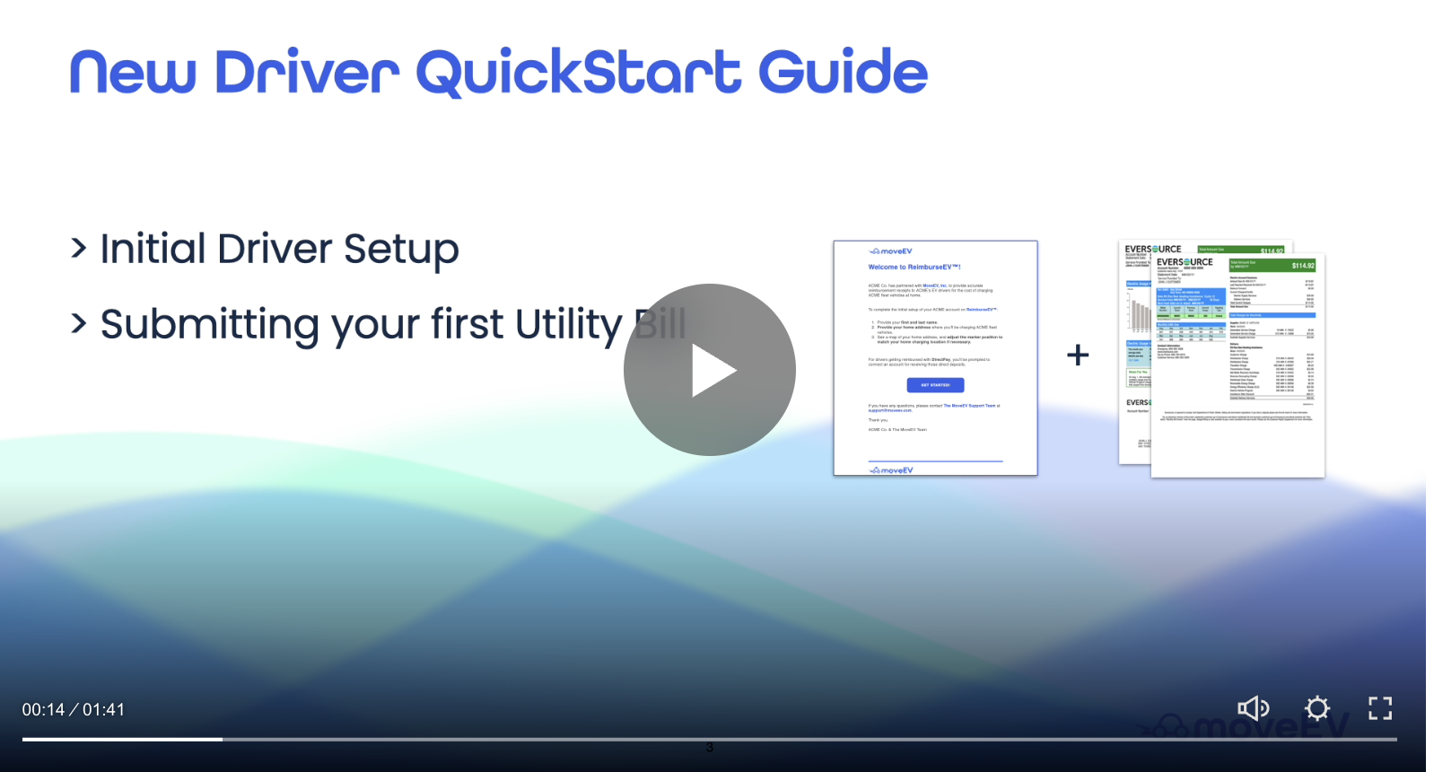 New driver quick start guide video cover