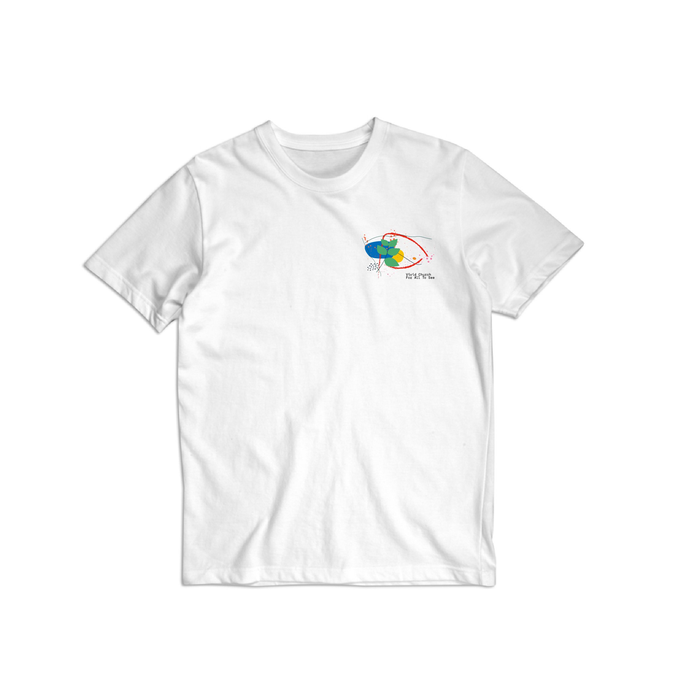 Vivid Summer Vibes Tee (White)