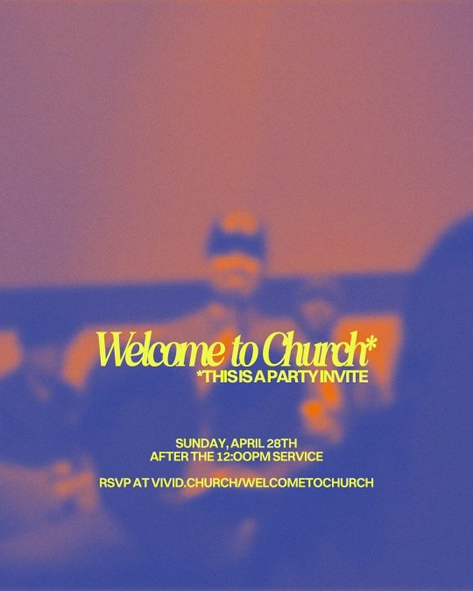 If you&rsquo;re new to Vivid Church and are looking to get to know more about us and meet some of our team, you&rsquo;re invited to hang with us on the last Sunday of every month after the 12:00pm service. We&rsquo;ll have food, coffee, and great con