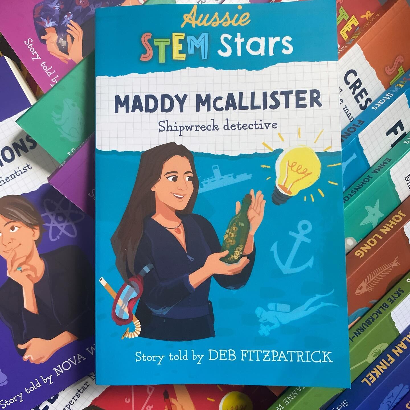 Happy publication day to our latest #aussiestemstars book - Maddy McAllister: Shipwreck detective. Maddy&rsquo;s story has been written for middle-grade readers by Deb Fitzpatrick. #loveozmg #maddymcallister #shipwrecks #shipwreckmermaid #shipwreckde