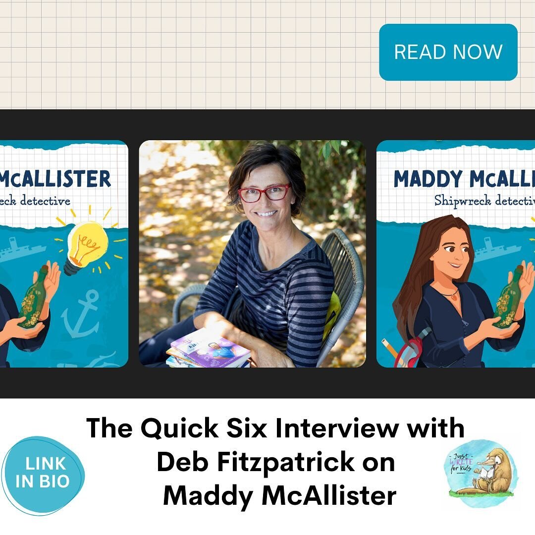 Thanks to our friends at Just Write For Kids there&rsquo;s #TheQuickSixInterview with Deb Fitzpatrick on their website (link in bio)

Romi says: &ldquo;We&rsquo;re excited to kick off with another intriguing and inspiring title in the wildly popular 