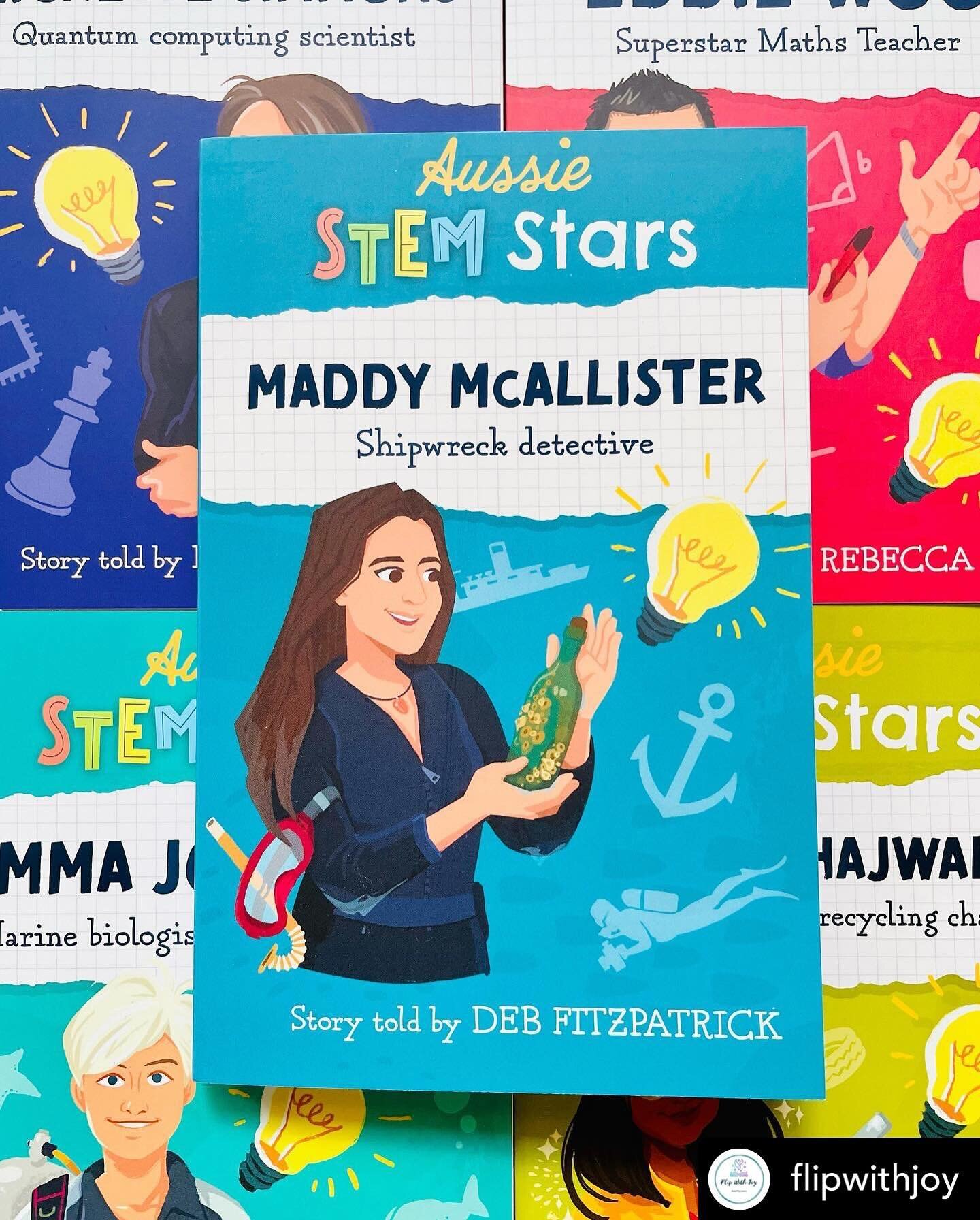 Posted @withregram &bull; @debfitzpatrick9 @shipwreckmermaid @rmmarketingservices &bull;  @flipwithjoy I just can&rsquo;t get enough of the Aussie STEM Stars series and I am so glad that there&rsquo;s a new addition to this awesome collection! 

In t