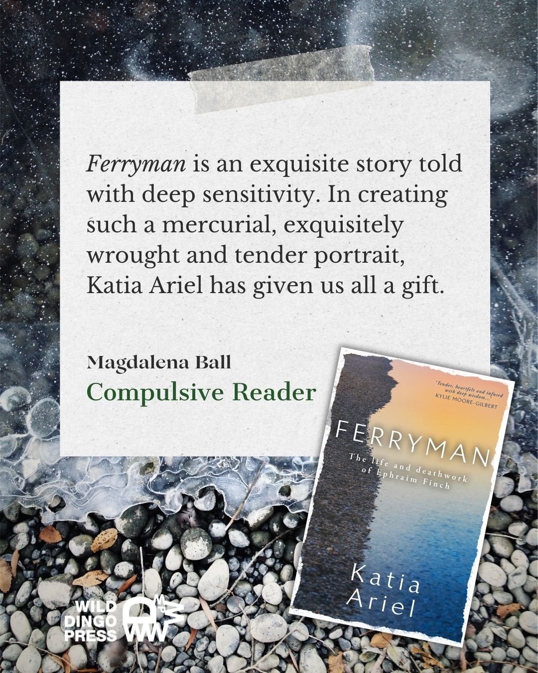 "So much ground is covered in this book, from the power of ritual in times of grief, the importance of community, of seeing everyone with empathy, about how connected we all are to one another, about the nature of time with all of its strange co