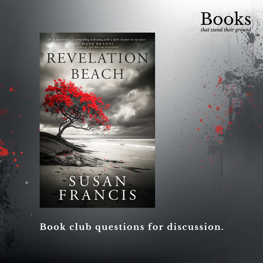 Revelation Beach. Book club questions for discussion.